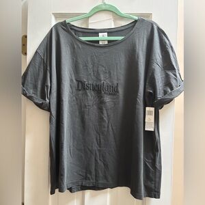 Disneyland Resort Mickey Mouse Monochromatic Tee Shirt - Dark Grey & Black